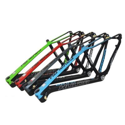 China Hand Crafted OEM Customized Carbon Fiber Mountain Bike Frame 26/27.5/29