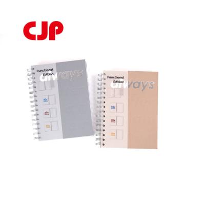 China Fashion Bulk Cute Logo Functional Spiral Notebook Hardcover Blank Stamping Foil Notebook High Quality New Product for sale