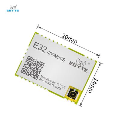 China LoRa Water Meter EBYTE OEM/ODM E32-400M20S Ultra-small Low Cost Size 410/493MHz SMD LoRa Anti-interference Wireless Module for sale