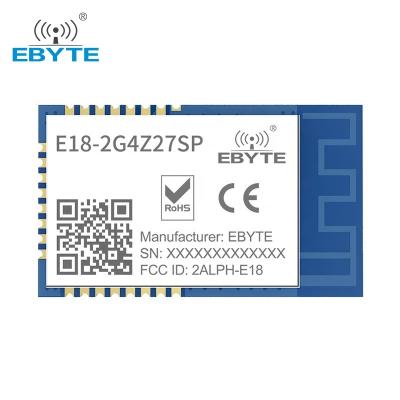 China Home Automation E18-2G4Z27SP Ebyte Zigbee CC2530 Chip PA LNA Mesh Network Tx Rx Module PCB Antenna 500mW Zigbee Wireless Background Module for sale