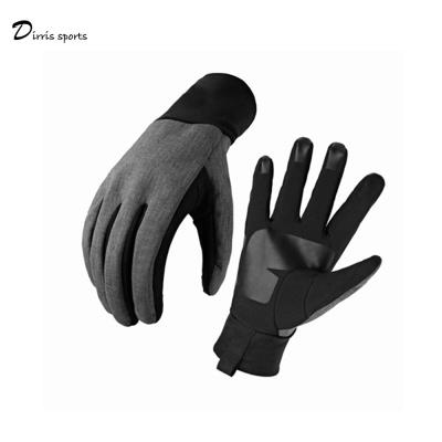 China Wholesale Sun-protective Polyester Comfortable Windproof Cotton Cloth Material Hiking Gloves for sale