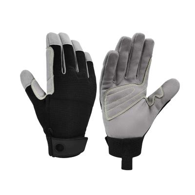 China Best Selling Customized Windproof Logo Fiber Full Finger Cclimbing Gloves for sale