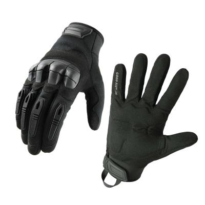 China Latest Design Black Anti-smash Anti-cut High Value Durable Tactical Sports Mittens for sale