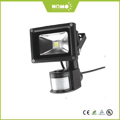 China New CE ROHS  EMC LVD IP65 10W 50W Outdoor COB LED Flood Light with PIR Motion Sensor for sale