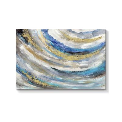 China Environmental Materials Decorate Modern Abstract Art Oil Painting Hand Painted Living Room Wall Color Painting for sale