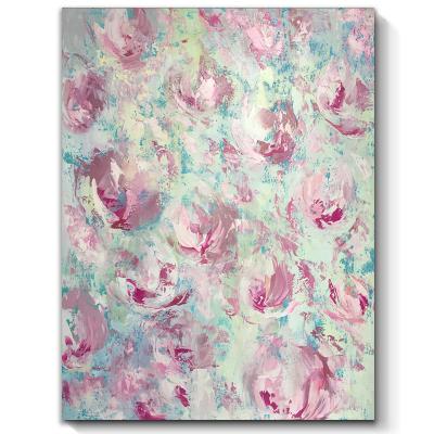 China Environmental Materials Flower Painting Modern Oil Painting Living Room Wall Art Oil Painting Handmade Home Decoration for sale