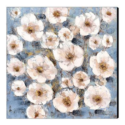 China Original Modern Simple Style Art Handmade Flower Oil Painting Environmental Home Decoration Bedroom Materials for sale