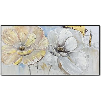 China Hand Painted Modern Home Painting Flower Art Decoration Living Room Bedroom Style Oil Painting Environmental Materials for sale