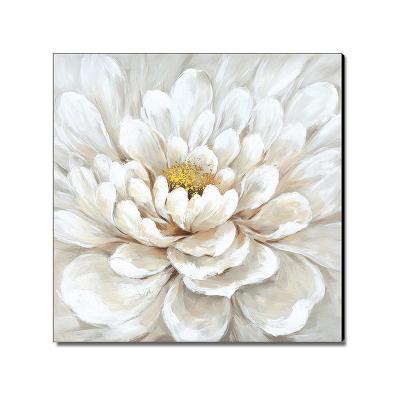 China Environmental pure hand-painted Nordic style flower materials living room decorative oil painting oil painting for sale