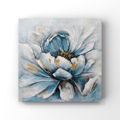 China Hand-painted simple flower of environmental materials painting modern fresh style Art Home Decoration Oil Painting for sale