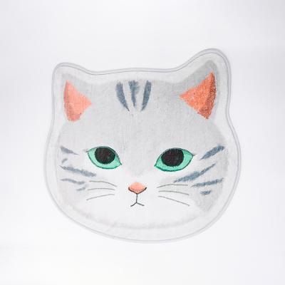 China China Manufacturer High Quantity Cat Bathroom Floor Mat Animal Anti-slip 100% Polyester Suitable For Many Occasions for sale