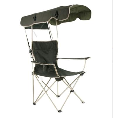 China Portable Leisure Folding Chair Camping Beach Fishing Chair Canopy Camp Sketching Auto Extended Lounger for sale