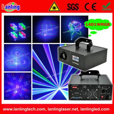 China 4-IN-1 1000mW RGB Laser DJ Lighting L4D1WRGB for sale