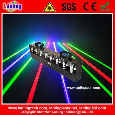 China Wall mounted 8 lens rgb dmx lazer light dj stage effect lighting for sale