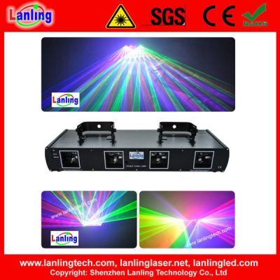 China 4-Head Lazer UV RGB Show Light DJ Stage Effect Laser Beam Ignition for sale