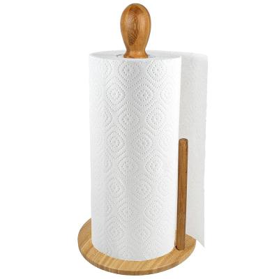 China Modern Bamboo Worktop/Paper Towel Holder Homex_BSCI for sale