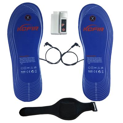 China OEM Customized Three Speed ​​Temperature Controller Rechargeable Battery Heated Insoles For Men for sale