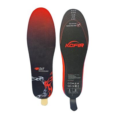 China Remote Control Rechargeable Electric Heated Foot Care Insoles For Winter Outdoor Sports for sale