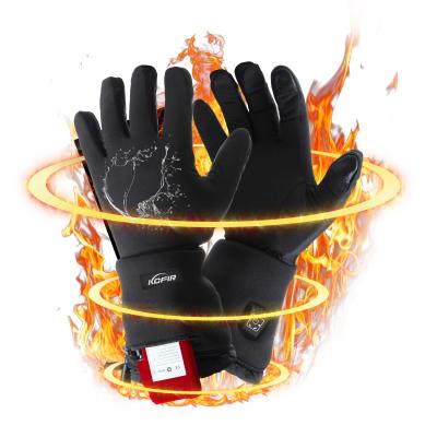 China 2020 Heated Sports OEM Stainless Steel Fiber Gloves 7.4V 2100mAh Battery Rechargeable for sale