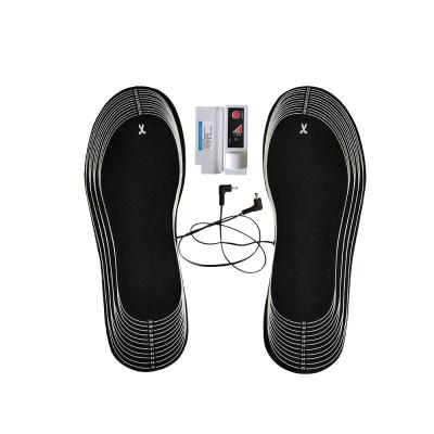 China Breathable PU Height Increase Insolation Breathable Battery Heated Insoles With USB Charger For Shoes For Foot Care Warmer Winter Outdoors for sale