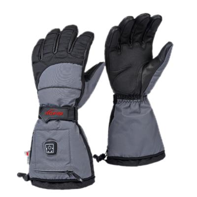 China Waterpoof 7.4V Remote Control OEM Services Rechargeable Battery Heating Ski Gloves For Men And Women for sale