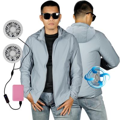 China Good Quality Manufacturer Uniform Jacket Cooling Work Air Conditioning Breathable Suit With Fan Air Conditioning Jacket for sale