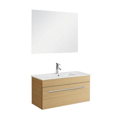 China 2022 Factory Cheap Bathroom Vanity Modern Bathroom Cabinets Bathroom Sink Mirror for sale