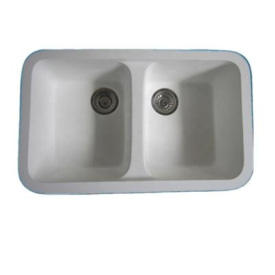 China Without Faucet Good Quality Artificial Stone Kitchen Sink Cheap Kitchen Sink Customized Size for sale