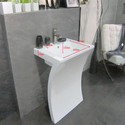 China Modern Half Pedestal Washbasin American Standard Hand Basin Sink for sale