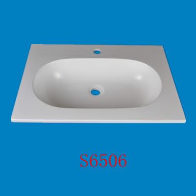 China Sustainable Fashionable Design Acrylic Solid Basin Match Outdoor Bathroom Vanity for sale