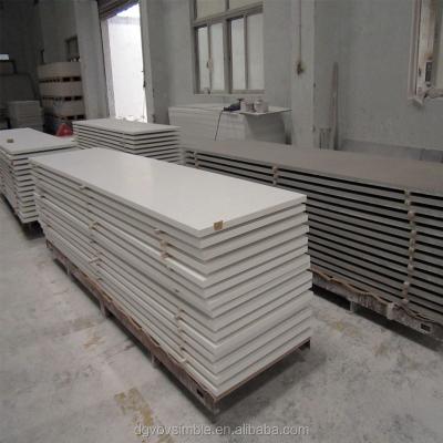 China Seamless joint kitchen countertop.table artificial stone sheets,engineer stone,polymer stone sheet for sale