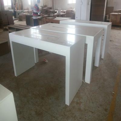 China Anti Dust Corain Solid Surface Slab Artificial Countertops for sale