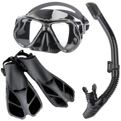 China New Diver Mask Diving Equipment Speed ​​Swimming Glass Fins Snorkeling Combo Sets Ukss007 for sale