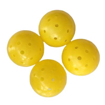 China High Quality Spinning Pickleball 40 Holes Outdoor PE Balls Pickleball etc. for sale