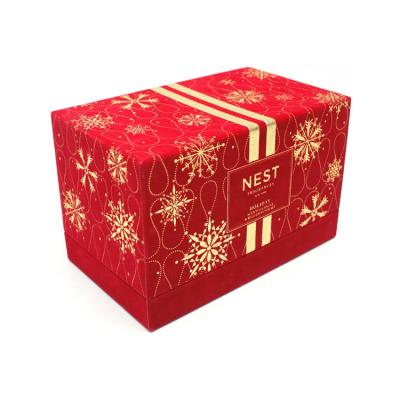 China NEST Christmas gift box for holiday Candle box fragrance for sale