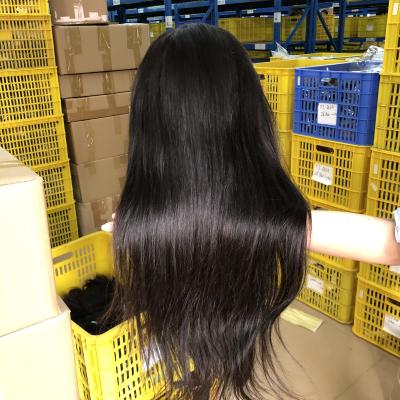 China Brazilian Straight Lace Front Wig Pre Plucked Transparent HD Hair Silky Straight Bone Wave Lace Wigs With Baby Hair HD Lace Wigs For Women for sale