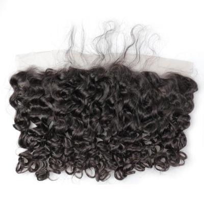 China Yes clean unprocessed grade 10a lace headbands 100% factory direct sales low production cost with baby hair for sale