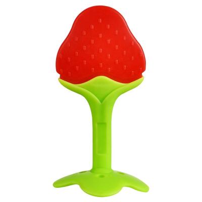 China Wholesale BPA Free Silicone Baby Teether Fruit Shape Eco-friendly Teether Toy Silicon For Babies for sale