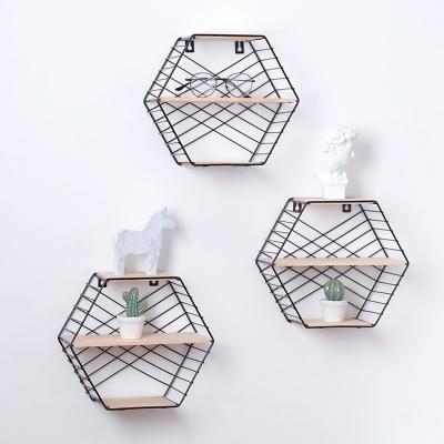 China Sustainable Nordic Style Ins Wall Shelves Multilayer Creative Bedroom Wall Decoration Can Be Wall Hanging Receive for sale