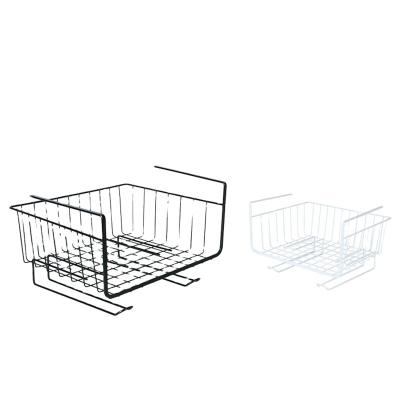 China Excellent Quality With Reasonable Price 2020 Hot Sale Metal Wire Hanging Storage Rack Cabinet Under Shelf Basket For Kitchen for sale