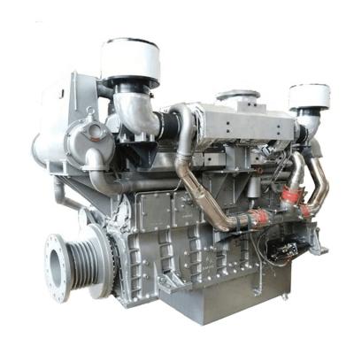 China Boat Enjin Bot Diesel Engine SC33W735.1CA2 6 Cylinder Water Cooled Marine Diesel Engine for sale