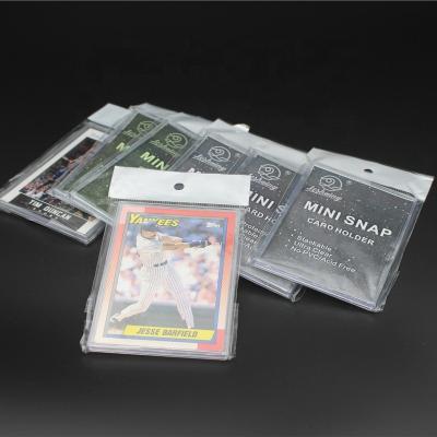 China Diamond Corner Leshiny Wholesale Trading cards pro mini card holder ultra clear flash instant toploader for sale