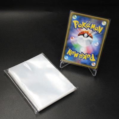 China Leshiny 100counts Pro Neutral Pack High Quality Trading Card Sleeves Protector Push Mon Cards Protector for sale