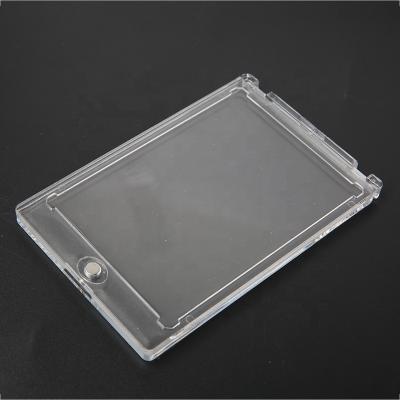 China Wholesale High Quality Diamond Corner Leshiny Magnetic Lock Card Protector One Touch Magnetic Card Holder for sale