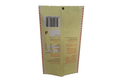 China Back / Mid Sealed Flat Bags Laminated Plastic Packaging Bag For Chips for sale