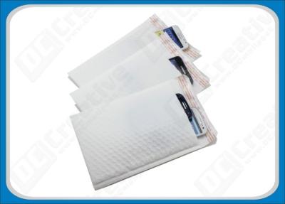 China White Smooth LDPE Poly Bubble Envelopes , Flexible Padded Mailing Bags for sale