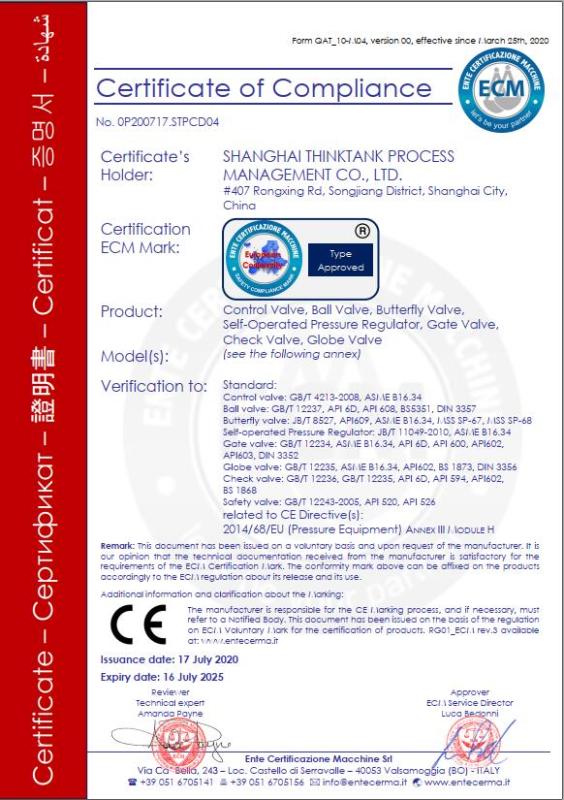 CE - Shanghai Thinktank Process Management Co., Ltd.