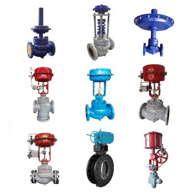 China Refined 4in DN50 Cast Steel Flange Class150 Self Operated Pressure Regulator For Natural Gas Pressure Regulators For Compressed Air for sale