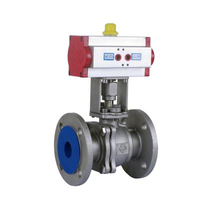 China Refined Flanged Ball Valve SCS13 10K-2 JIS10K Stainless Steel PN16 for sale