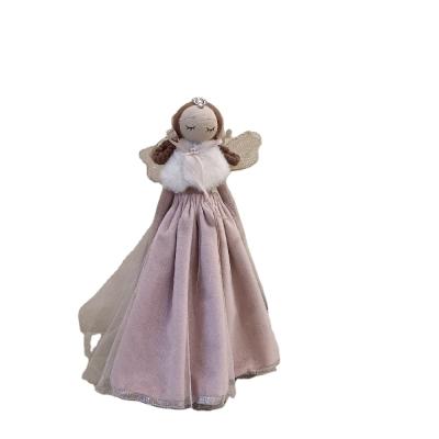 China Europe Wholesale Hot Sale Customized Christmas Decorations Dolls Ornaments Angel Girl Doll Nordic Gift for sale